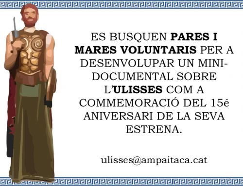Es busquen voluntaris per fer un documental de l’Ulisses