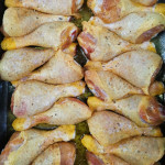 Pernilets de pollastre abans d'enfornar